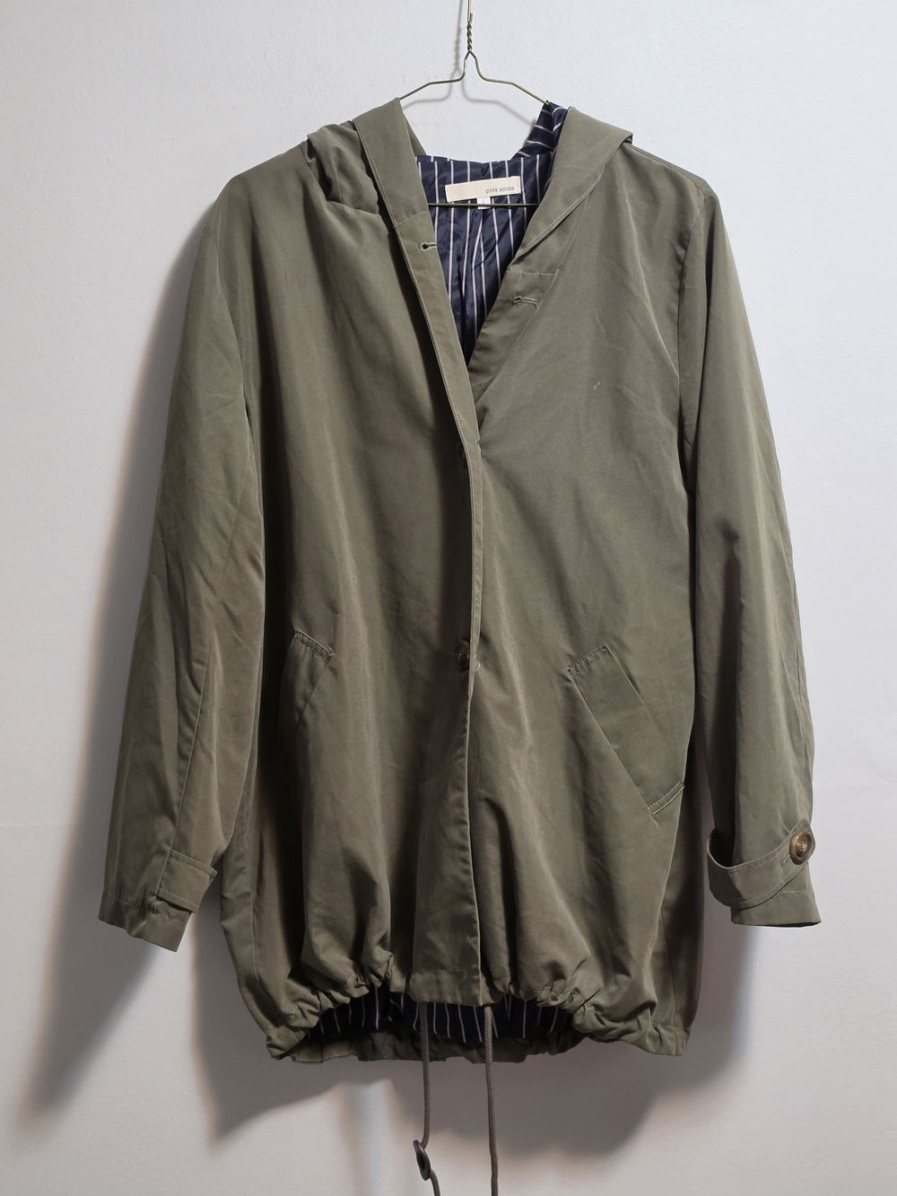 Pink Adobe Olive Hooded Parka Jacket